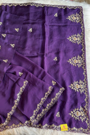 Jayanti Reddy Purple Russian Silk Saree 5764 09 (PRE ORDER)