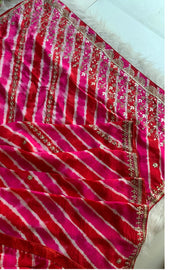 Pallu Jaal Leheriya Saree 5837 02 (PRE ORDER)
