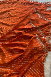 Leheriya Russian Silk Saree Gota Patti 5846 06