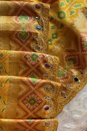 Patola Jewel Work Banarasi Saree 5862 02 (Pre Order)