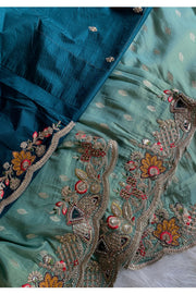 Tissue Banarasi Butti Saree 5786 02