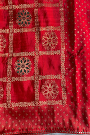 Red Gharchola Banarasi Saree 5763 10