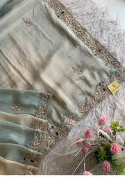 Light Blue Soft Tissue Saree 5647 10 (PRE ORDER)