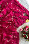 Rani Pink Jaal Saree 5765 02