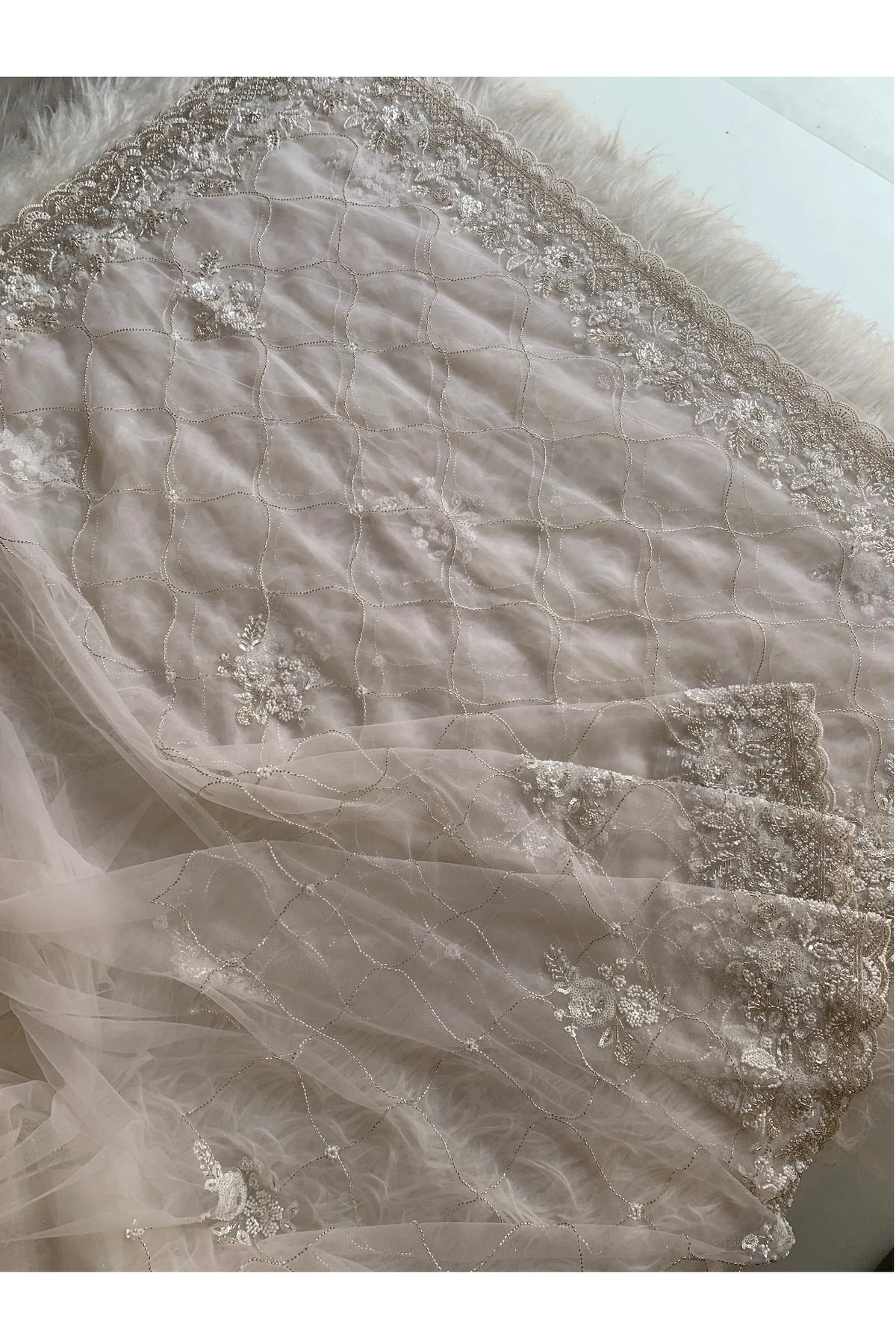 White Net Saree 5814 02