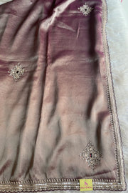 Tissue Silk Saree with Sequin, Cutdana, Pearls, Zardosi Work 5360 08
