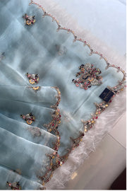 Tissue Organza Saree 5822 02