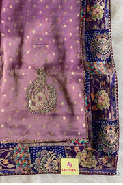 Jamawar Border Tissue Saree 5763 08