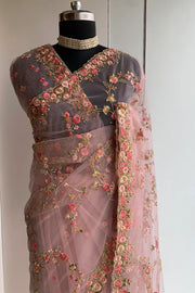 Elegant Net Jaal Saree 5122 01