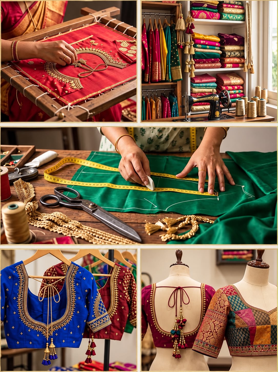 Sajdhaj bespoke blouse tailoring