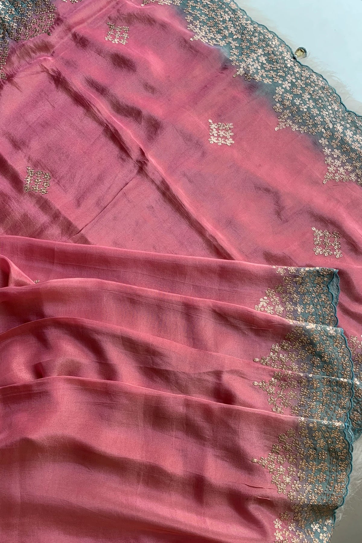 Shaded Pittan Tissue Saree 5700 13