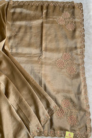 Golden Kanchi Tissue Saree 5640 07