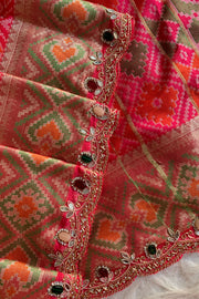 Patola Jewel Work Banarasi Saree 5862 02 (Pre Order)