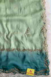 Ombre Habutai Silk Saree 5766 07