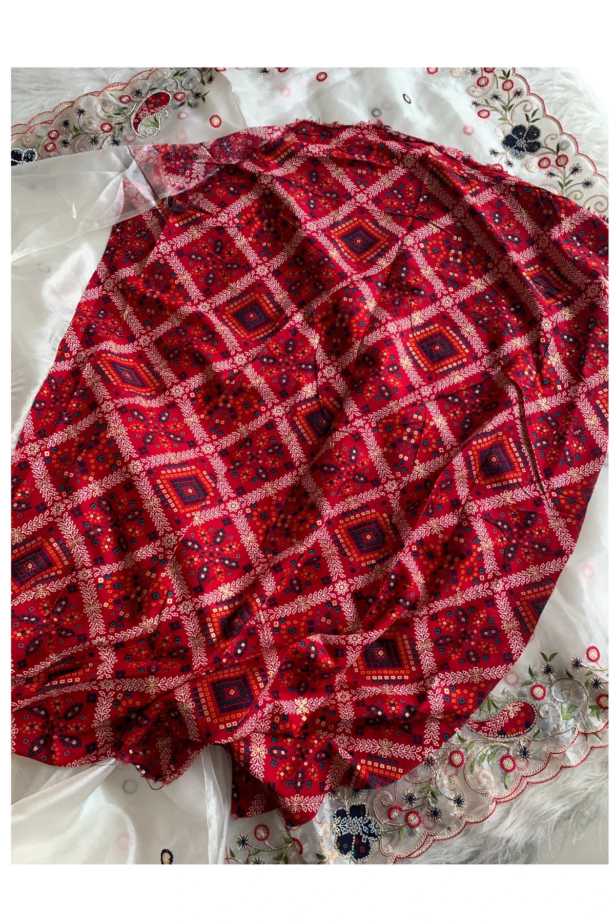 White Glass Tissue Saree 5786 10