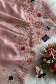 Tissue Organza Saree 5786 09