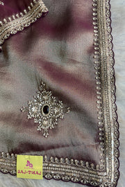 Tissue Silk Saree with Sequin, Cutdana, Pearls, Zardosi Work 5360 08