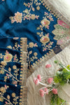 Saree Multicolour Embroidery 5786 01