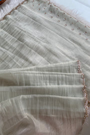 Ivory Crush Saree 5851 03