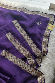Jayanti Reddy Purple Russian Silk Saree 5650 15 (PRE ORDER)