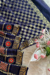 Blue Modal Silk Ajrak Saree 5236 08