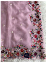 Light Purple Chinnon Saree 5786 14