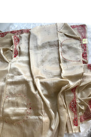 Beige Tissue Saree 5657 12 (PRE ORDER)