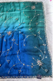 Three-Tone Habutai Silk Saree 5813 01 (PRE ORDER)