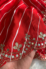Leheriya Russian Silk Saree Gota Patti 5846 06