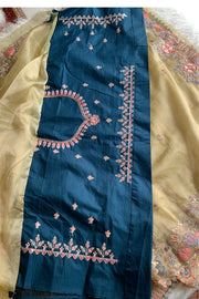Appliue Tissue Organza Saree 5786 12