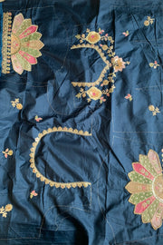 Saree Multicolour Embroidery 5786 01