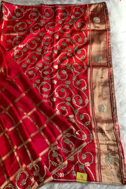 Shaded Gota Patti Gharchola Saree 5675 04