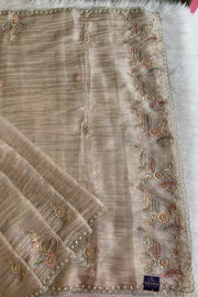 Embellished Crush Organza Saree 5850 11