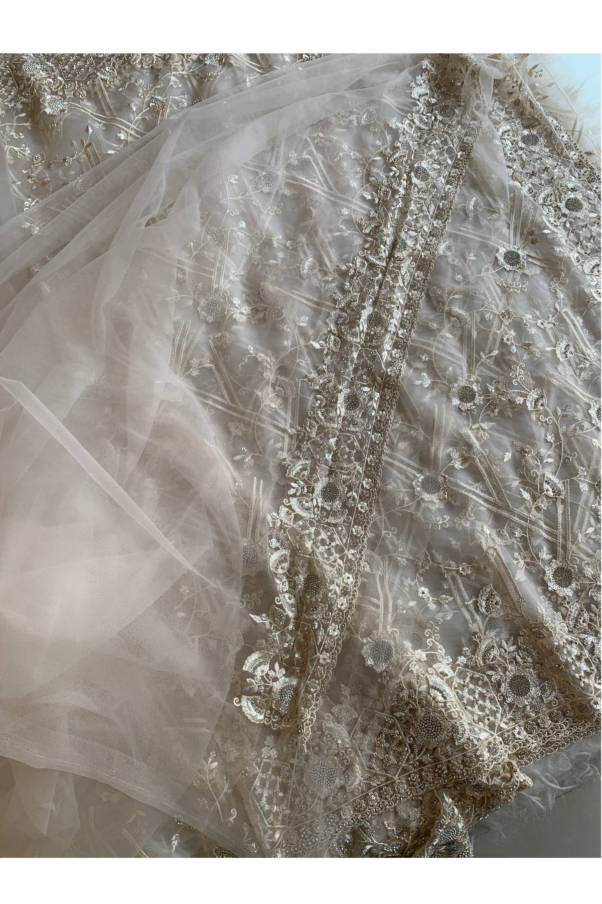 White Net Saree 5292 16