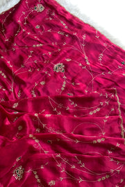 Rani Pink Jaal Saree 5765 02