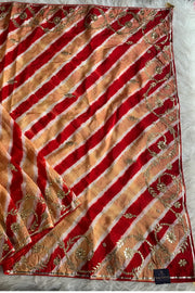 Leheriya Russian Silk Saree 5825 01 (PRE ORDER)