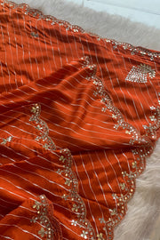 Leheriya Russian Silk Saree Gota Patti 5846 06