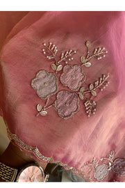 Onion Pink Tissue Silk Saree 5736 03