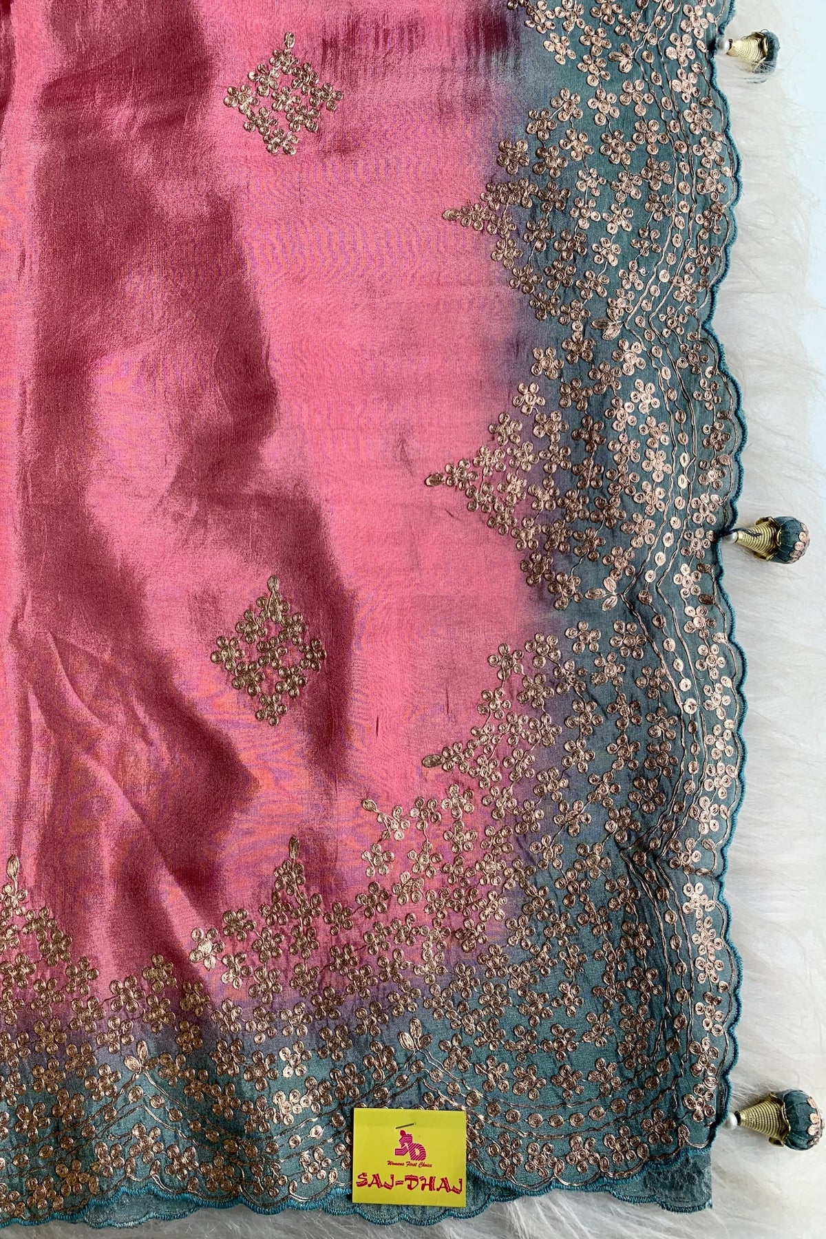 Shaded Pittan Tissue Saree 5700 13