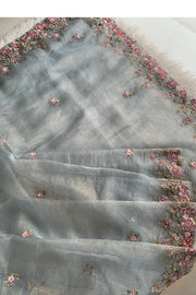 Crush Organza Saree 5649 05
