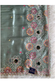 Tissue Organza Saree 5786 09