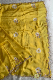 Habutai Silk Saree Tie Dye Design 5650 09