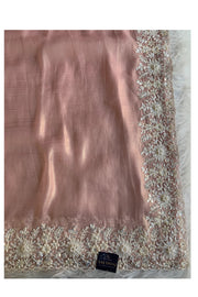 Peach Tissue Organza Saree 5801 05 (PRE ORDER)