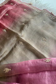 Tricolour Kora Silk Saree 5177 03