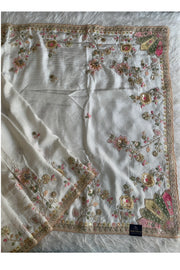 Saree Multicolour Embroidery 5786 01