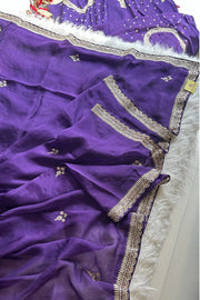 Jayanti Reddy Purple Russian Silk Saree 5650 15 (PRE ORDER)