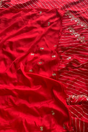 Leheriya Russian Silk Saree Gota Patti 5846 06