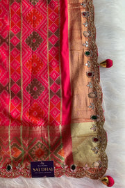 Patola Jewel Work Banarasi Saree 5862 02 (Pre Order)