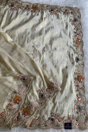 Tissue Banarasi Butti Saree 5786 02