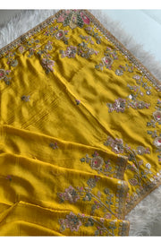 Saree Multicolour Embroidery 5786 01
